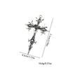 Vintage Gotisches Kreuz Halskette für Männer Punk Dornen Kreuz Anhänger Halskette Schmuck Cool Hip Hop Halskette für Geburtstagsgeschenk