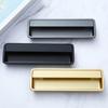 Furniture Recessed Door Handle Aluminium Alloy Sliding Door Pull Fashion Door Handlebar  Kitchen