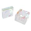 Recipiente Dappen de Vidro com Tampa 4cm Recipiente para Lavar Pincel de Nail Art Copo de Vidro para Unhas para Uso Doméstico Salon Quadrado