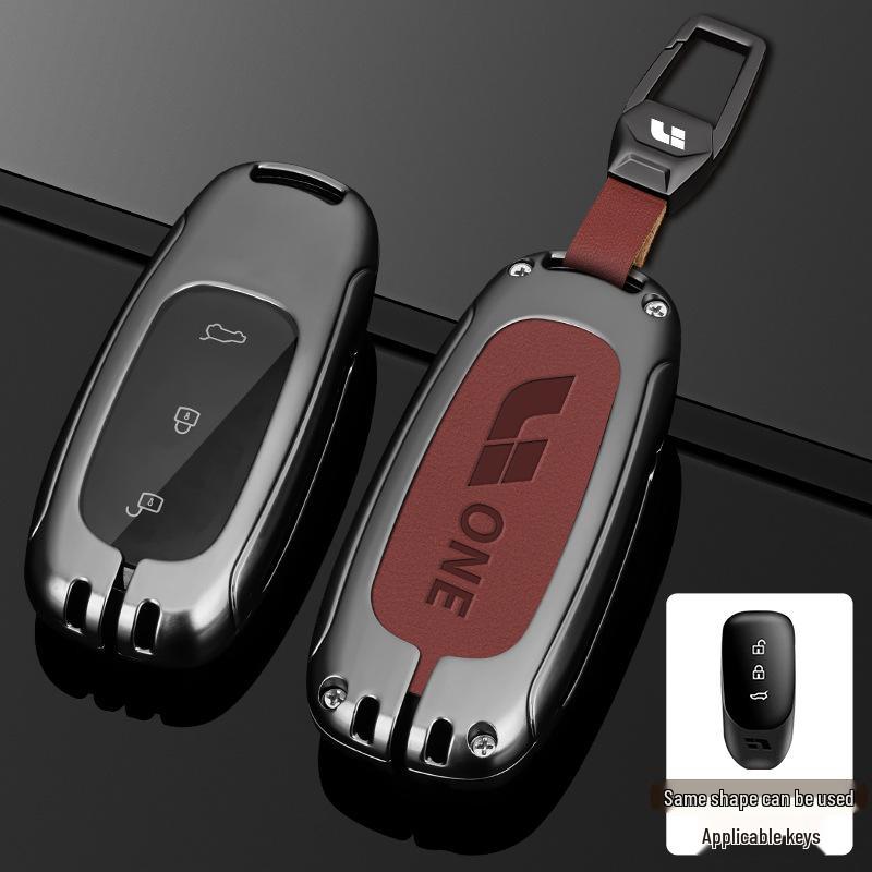 Compatible Ideal L7 Key Cover for 2023 Ideal One L8 Car, Protective Shell with Key Buckle for Men and Women