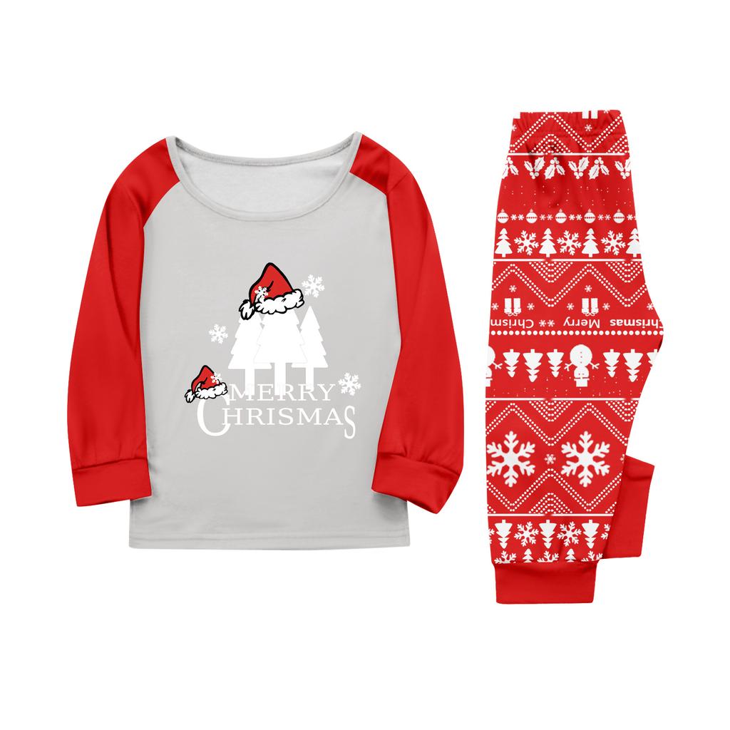 Druk Piżamy Słodki Zestaw Rodzinny, Ubrania Domowe, Zestaw Rodzinny Top z Długim Rękawem Spodnie