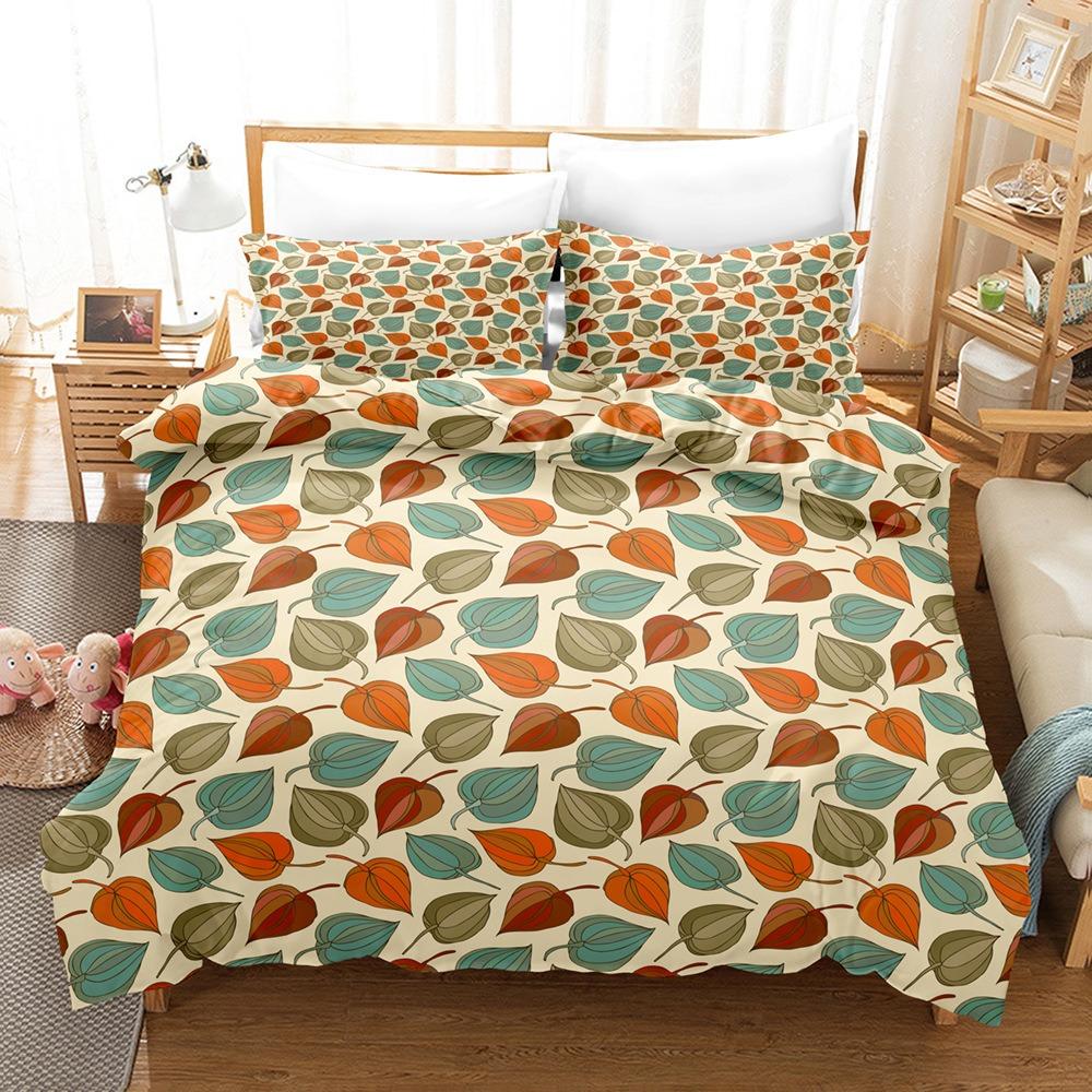 Art Design Bedding Sets Comforter Quilt Bed Cover Duvet Cover Pillow Case 2-3 Pieces Sets Kids Adult Size Home Decoration