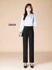 New Roman Women's Cotton Straight-Leg Casual Pants - Elastic, Loose, Comfortable, and Cool
