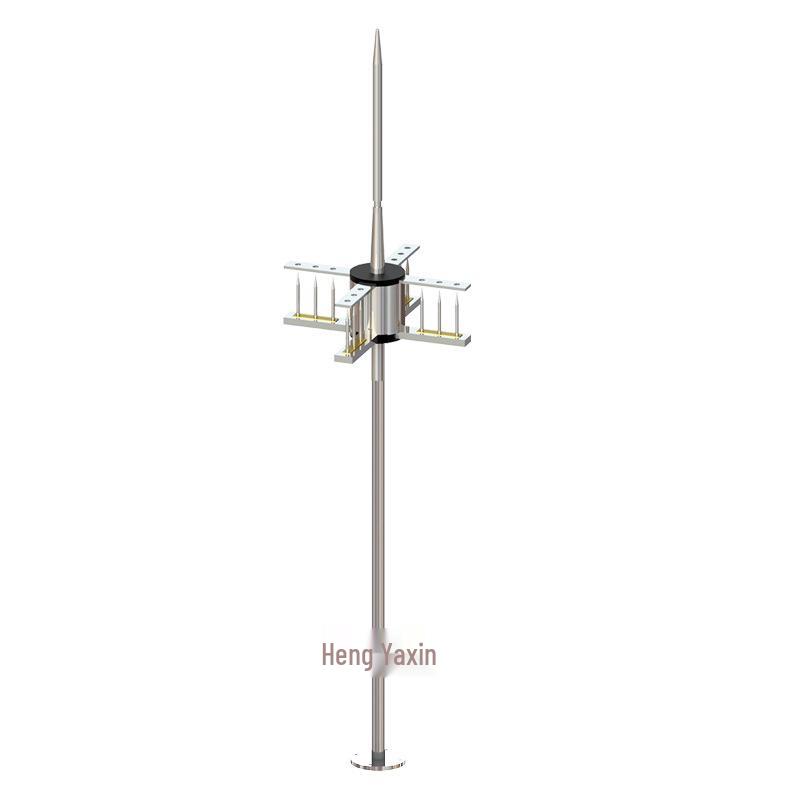 Heng Li Xin PDC4.3 Lightning Rod with Pre-Discharge Excitation and Support Rod 0.5m Support Rod