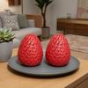 Rotating Strawberry Toy 3D Printed Twisting Toy, Stress Relief Slippery Gadget Articulated Spiral Fruit Fidget for Home Decoration