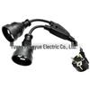 0.34m EU Plug to Dual Australian Socket Adapter