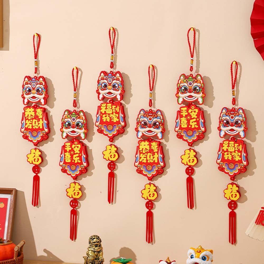 

Благословение Фу иероглиф подвесное украшение китайский 2025 Новый год счастливый кулон свадьба день рождения Style 2