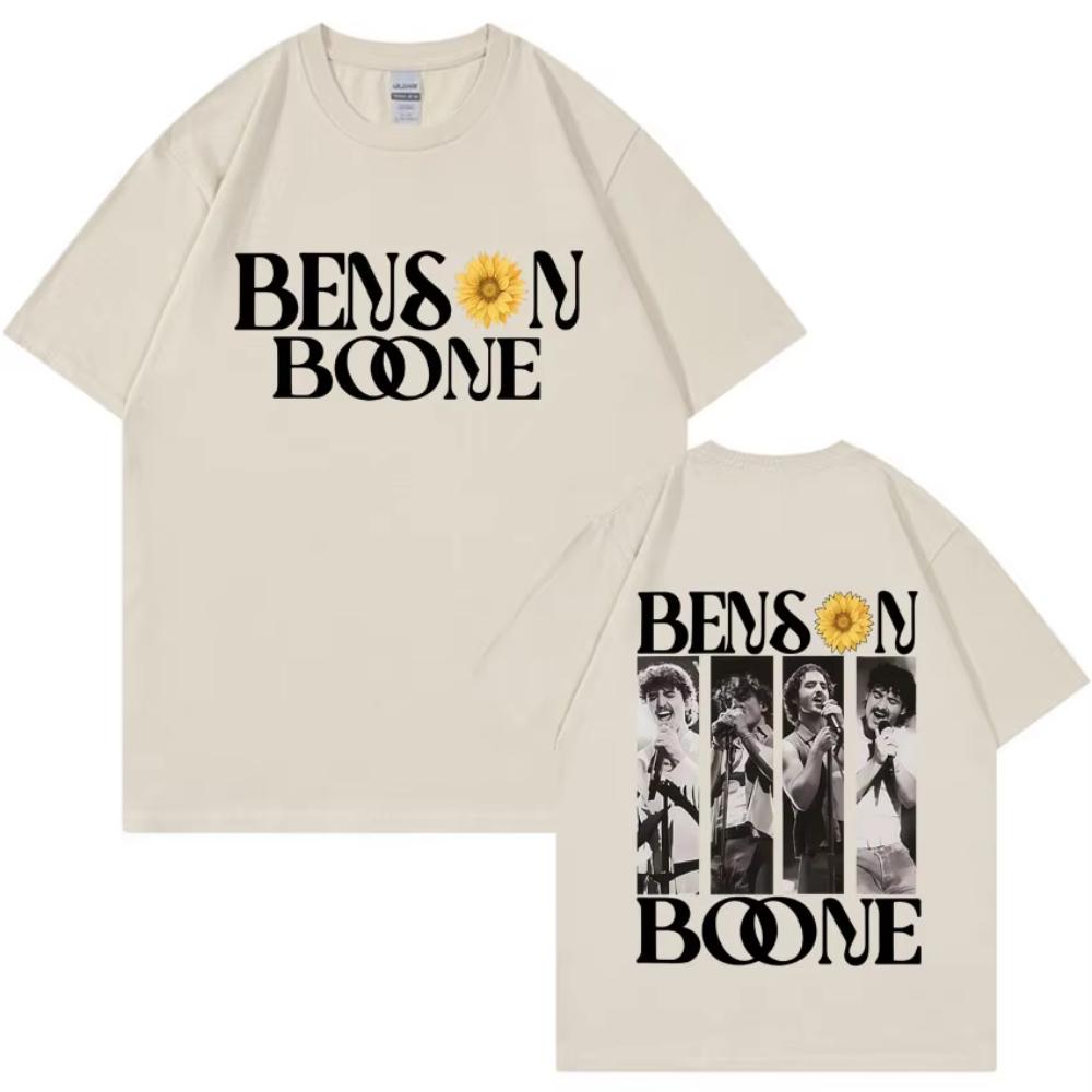 Benson Boone American Heart Tour Gothic Graphic Humor T-Shirts Men Women Tshirt Cotton High Quality Cozy Casual Top