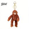Comfort Buddy Keychain Monkey Plush Soft Stuffed Animal Keyrings with Long Arm Cute Zoo Toy Hanging Dolls for Bags Backpacks Novelty Gift Kids Lovers