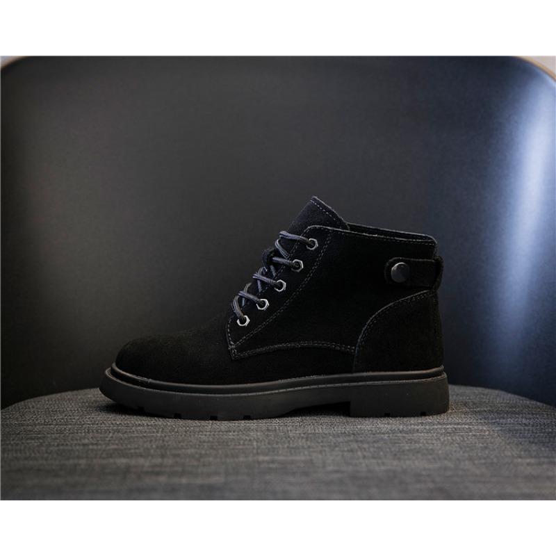 Leather Martin boots women's short boots retro student versatile autumn and winter new locomotive boots