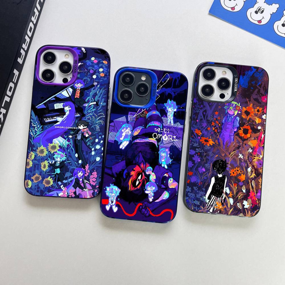 O-Omori Game Phone Cases For IPhone 17 16e 15 14 13 12 11 Plus Pro Max ProMax Colorful Covers