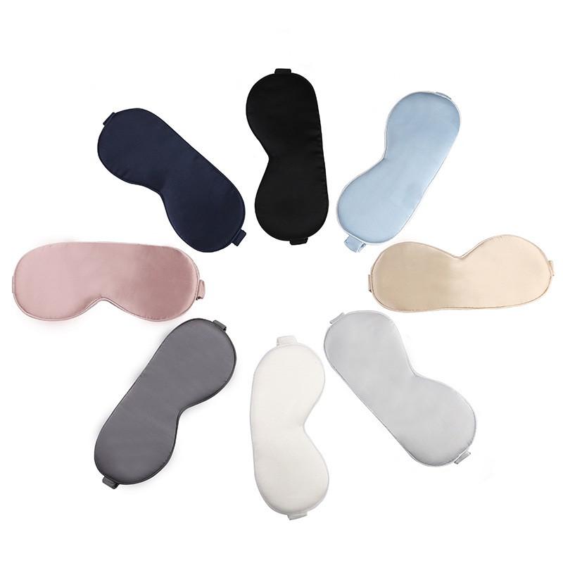 3D Silk Eye Mask Sleep Travel Relaxation Lightweight Comfortable Light Blocking Eyemask With Memory Foam Padding