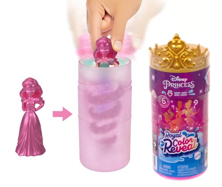 DISNEY Color Reveal Doll Princess S1 MATTEL
