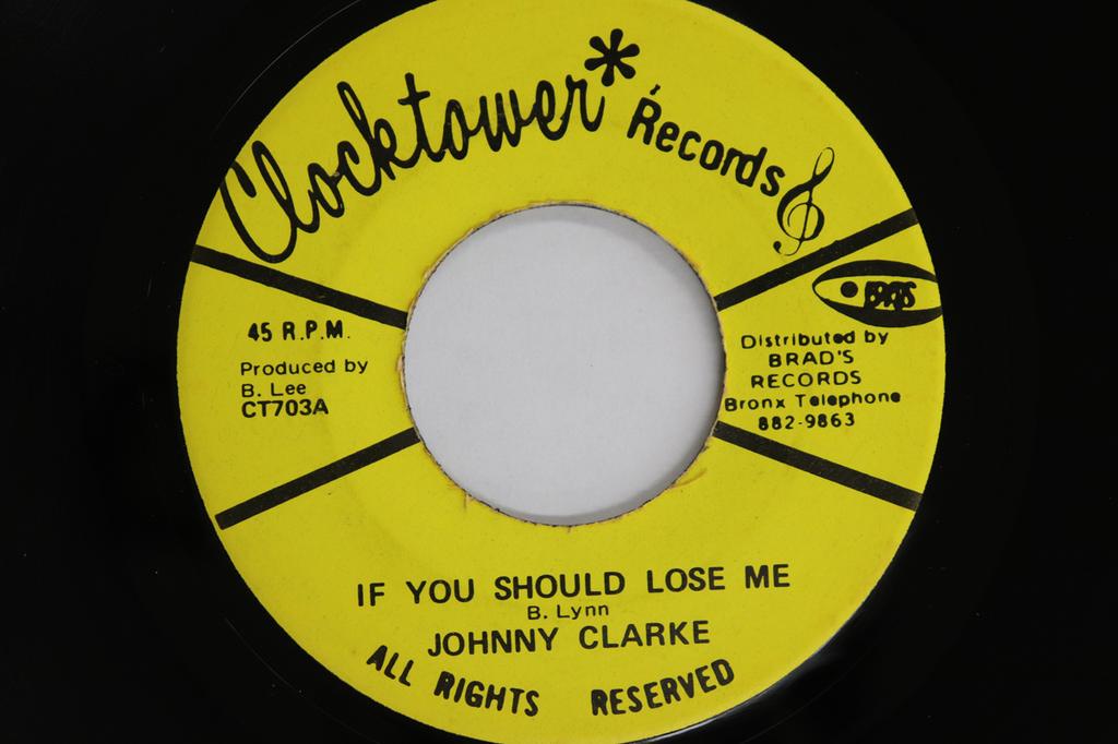 7inch Record JOHNNY CLARKE / KING TUBBYS, AGGRAV - If You Should Lose Me / Straight To CT703 CLOCKTOWER RECO US Reggae, Ska & Dub Used