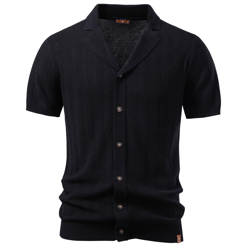 Reebok 2026 Spring/Summer New Embroidery Fashion Business Polo Shirt with Turn-down Collar for Men, Short-sleeved Knitted Top, Cardigan for Men