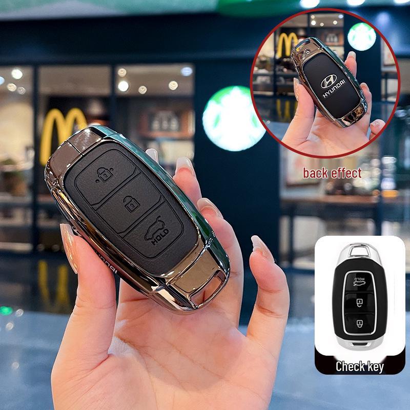 Kompatible Schlüsselhülle für Hyundai Modelle: Elantra, ix35, Coupe, Tucson, Mingtu, ix25 und Kona