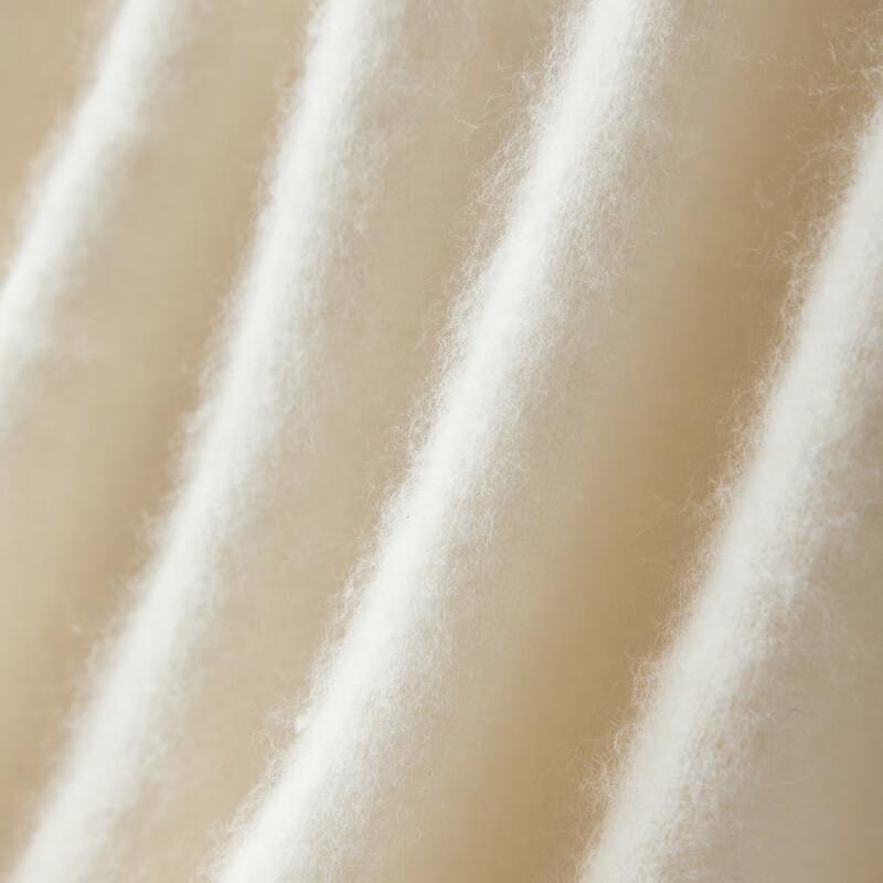 Qiushui Yiren Women's V-Neck Wool Blend Brushed Knit Sweater