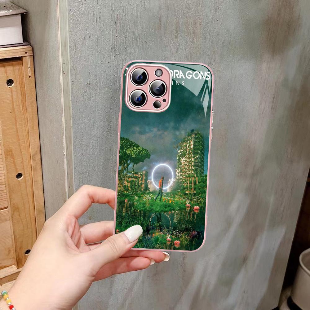 Imagine Dragons Phone Case Tempered Glass For iphone 14 13 12 11 Pro Mini XS MAX 14Plus X XS XR Fundas