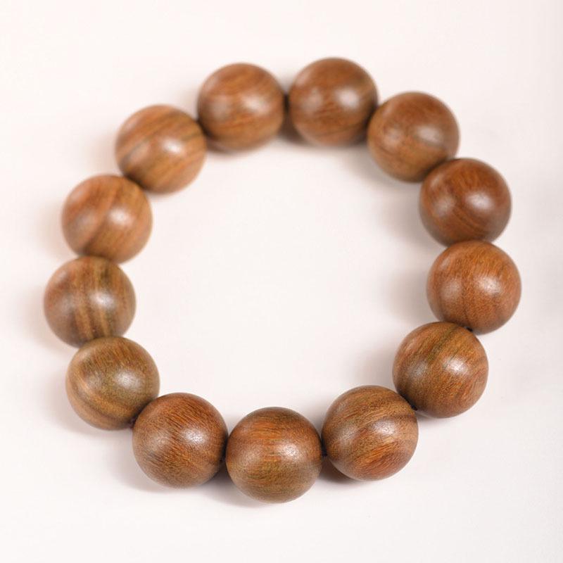 Argentina Agarwood & Green Sandalwood Unisex Prayer Beads Bracelet