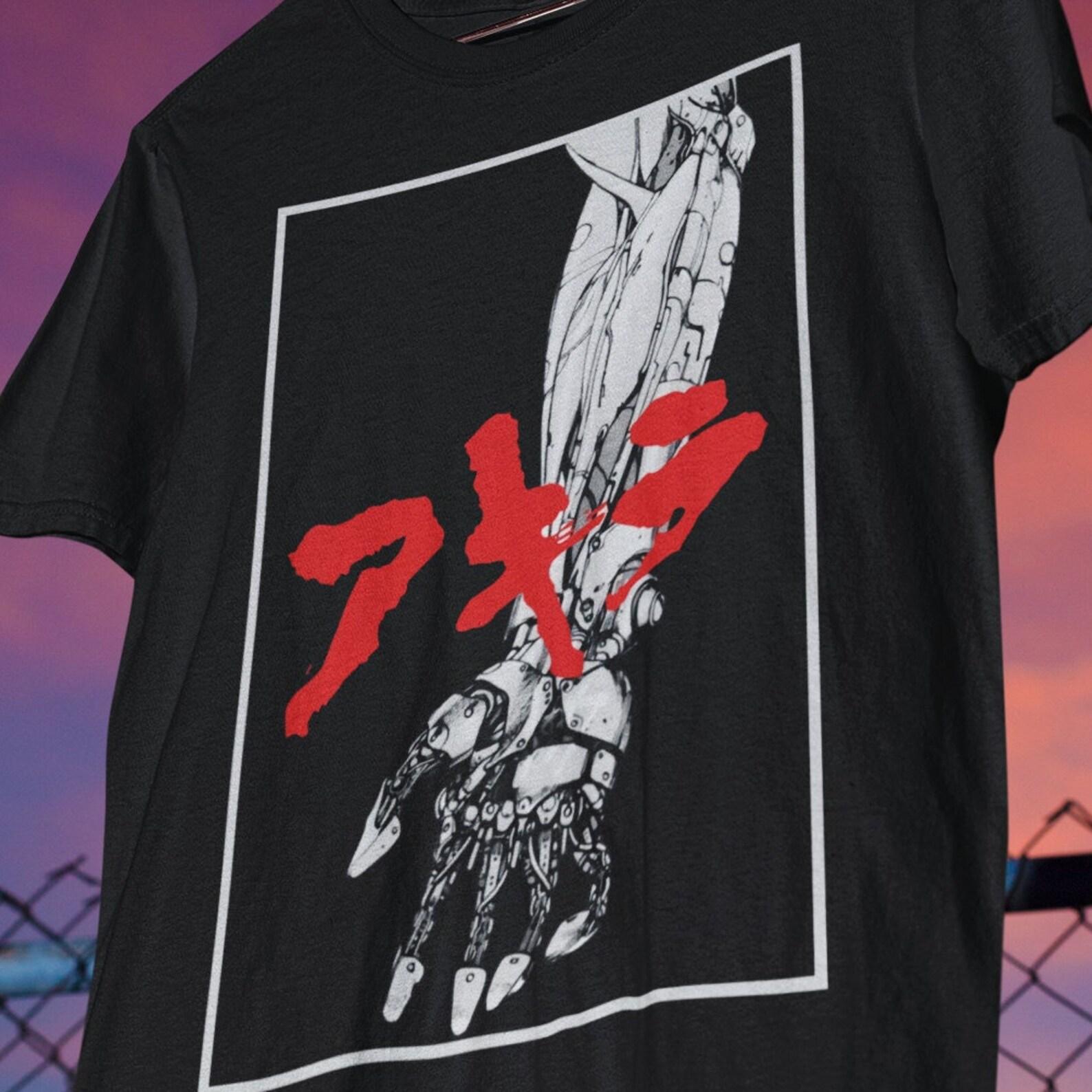 Akira Arm T-Shirt, Anime Manga Streetwear Tee 2XL