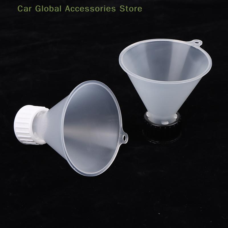 28MM Fill Threaded Funnel - Twist On Empty Spray Bottle Refill Liquid Oils Powders For Home Car Detailing