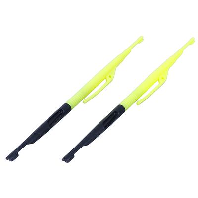 2 Piezas Removedor de Anzuelos Desanzuelador Recogedor de Nudos Atador de Anzuelos Atar Peces Extractor para Quitar Anzuelos