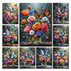 Diamantmalerei Neue Kollektion Stillleben Schmetterling Blumenvase DIY Voller Bohrer Strassstickerei Farbe Blumendekor Mosaik Kreuzstich-Kits