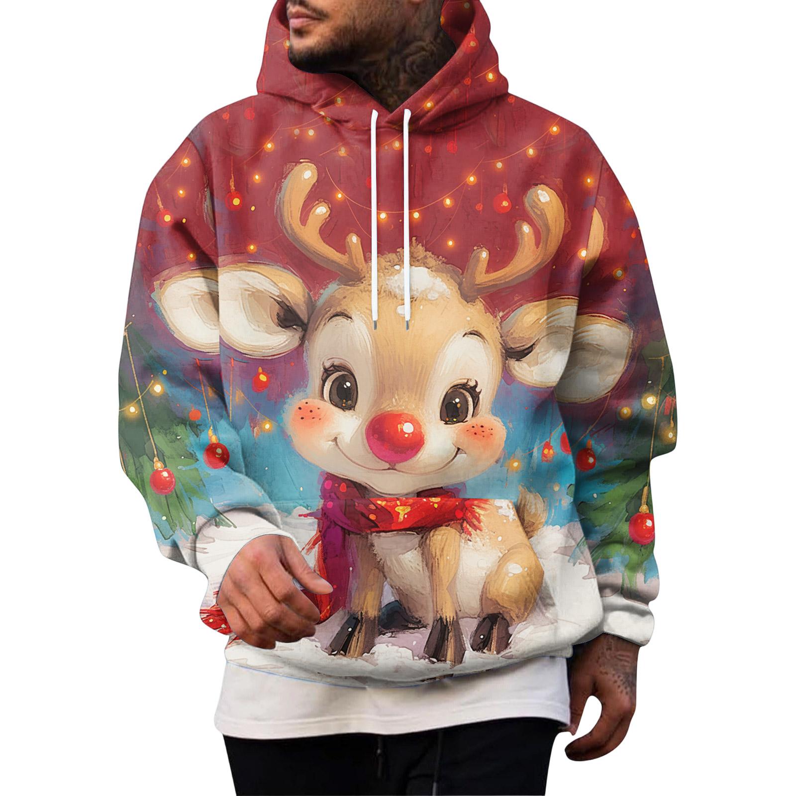 

Мужской Спортивный Повседневный С Длинными Рукавами С Карманом Капюшон Толстовка XL винный