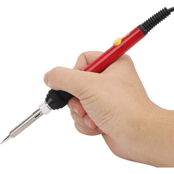 Simlug Wood Burning Kit, Adjustable Temperature Electric Iron Painting Tool Set with 27 Iron Tips(110V#1)