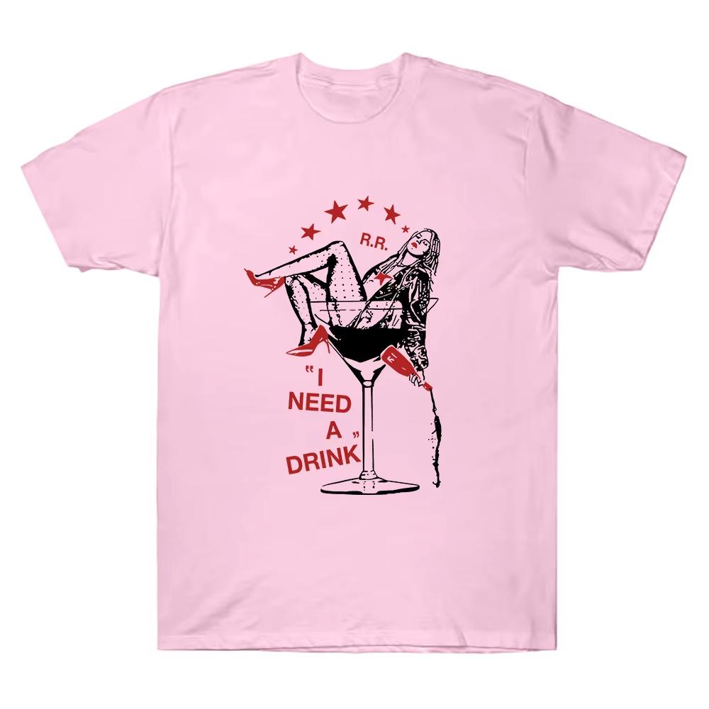 Rene Rapp Date Back Tour T Shirts Harajuku Fashion Graphic Tee Unisexs Unisex High Quality Comfort Tshirts Retro Cotton Clothes