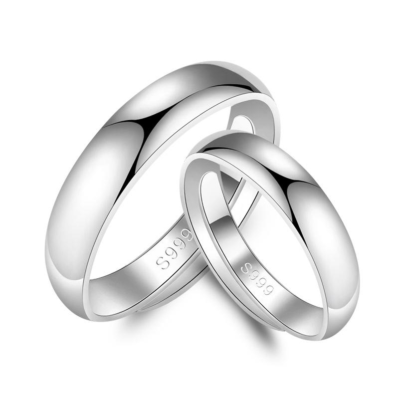 925 Sterling Silber Glatte Ringe Hohe Qualität für Damen-Temperament Bankett Hochzeits Schmuck Jubiläumsgeschenk