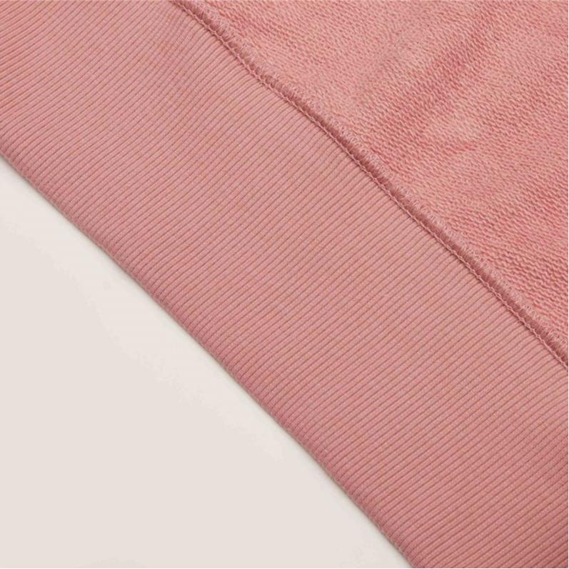 Puma Solid Color Logo Print Drawstring Hoodie With Long Sleeves Unisex Tops Pink 535374-24