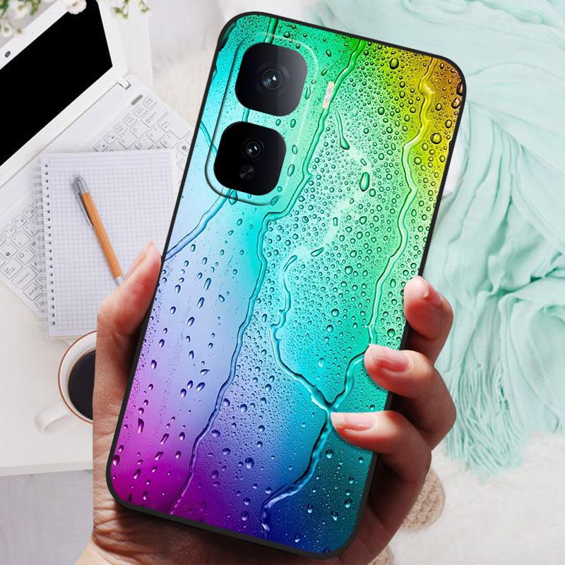 For VIVO IQOO Neo 10 Pro Case Black Cover Flowers Silicone Soft Back Cases For vivo iQOO Neo 10 Neo10 5G Phone Case 10Pro Bumper