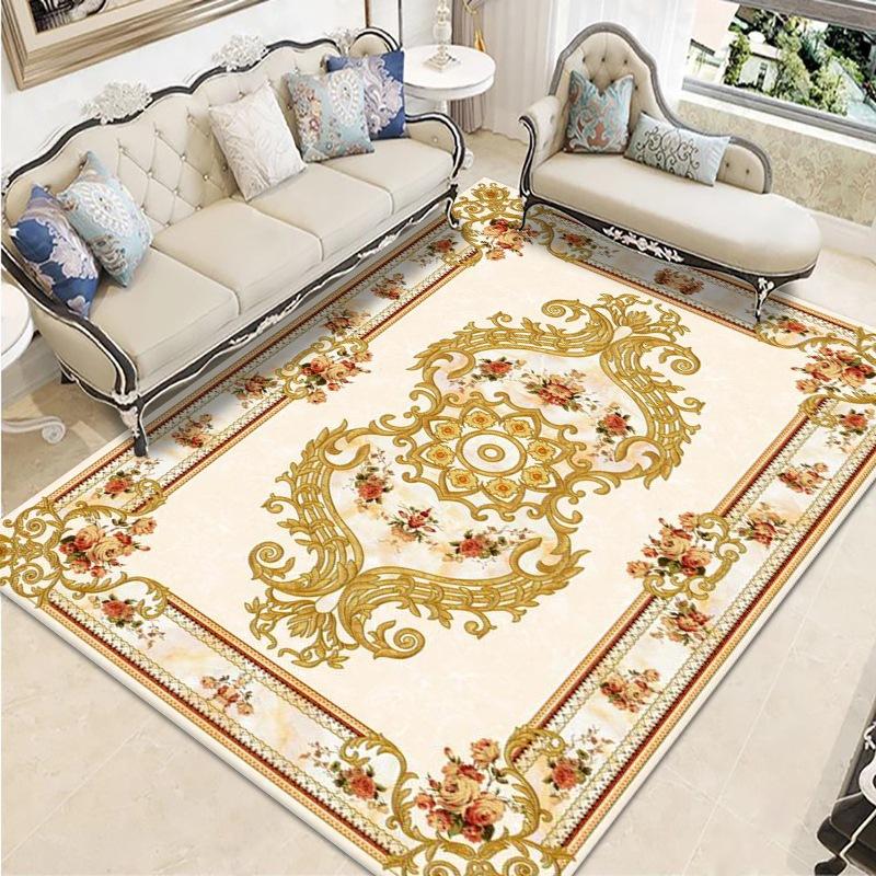 Printed Chinese Carpet, Classical Living Room Home Carpet, Bedroom Coffee Table Floor Mat Study Window Large Area Carpet