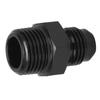 Gerader Kraftstoffleitungsanschluss 6AN auf 38NPT 6061?T6 Aluminium Adapter Verbinder Schwarz Autozubehör
