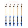 10 Pcs Fishing Rod Clips Holder Fishing Poles Storage Clips Billiards Snooker Cue Locating Clips Easy Installation