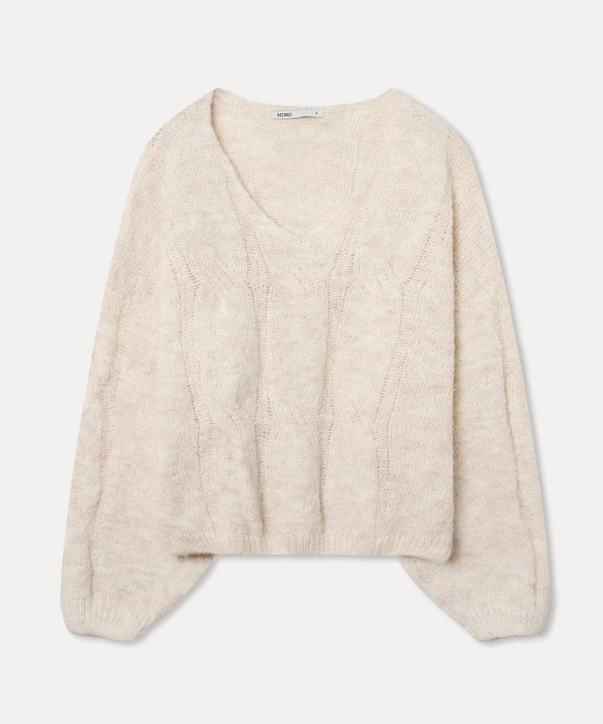 MIXXO V-Neck Loose Fit Pullover Re Kafv5Ss_Miwkag12Qs