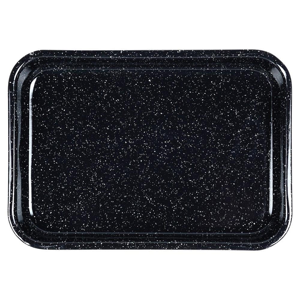 Rectangular Enameled Roasting Pan 34x24x4.5x4.5 Cm