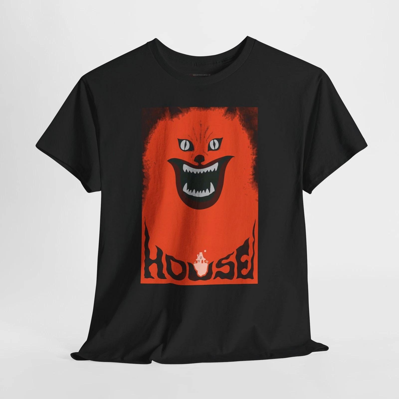 House 1977 Retro Movie Poster Horror Unisex Graphic T-Shirt L
