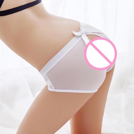 Spodní prádlo Bowknot prodyšné bavlněné krajkové okouzlující kalhotky na líbánky