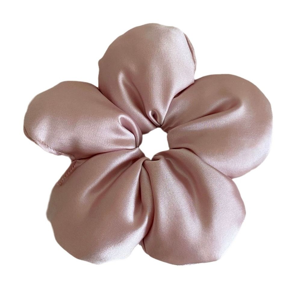

Flower Shape Flower Scrunchies Sponge Exaggerated Hair Ring Large Satin Hair Scrunchies Party style1
