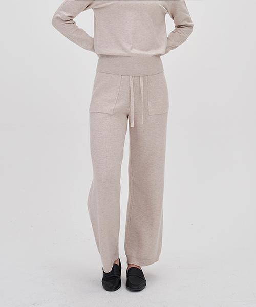 210EDIT Women'S Fluffy Straight Pants_Zd4Sp540_Otm
