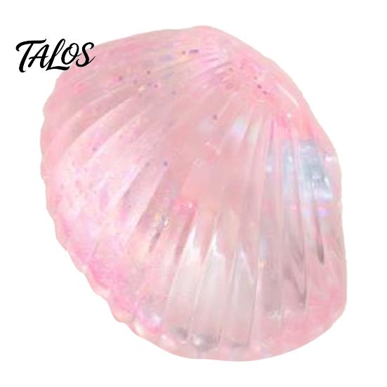 Transparent Shell Toy Clear Squeeze Stress Relief Glitter Sugar Ball Gadget Sensory Soft Decompression Fidget Party Favors Reliever
