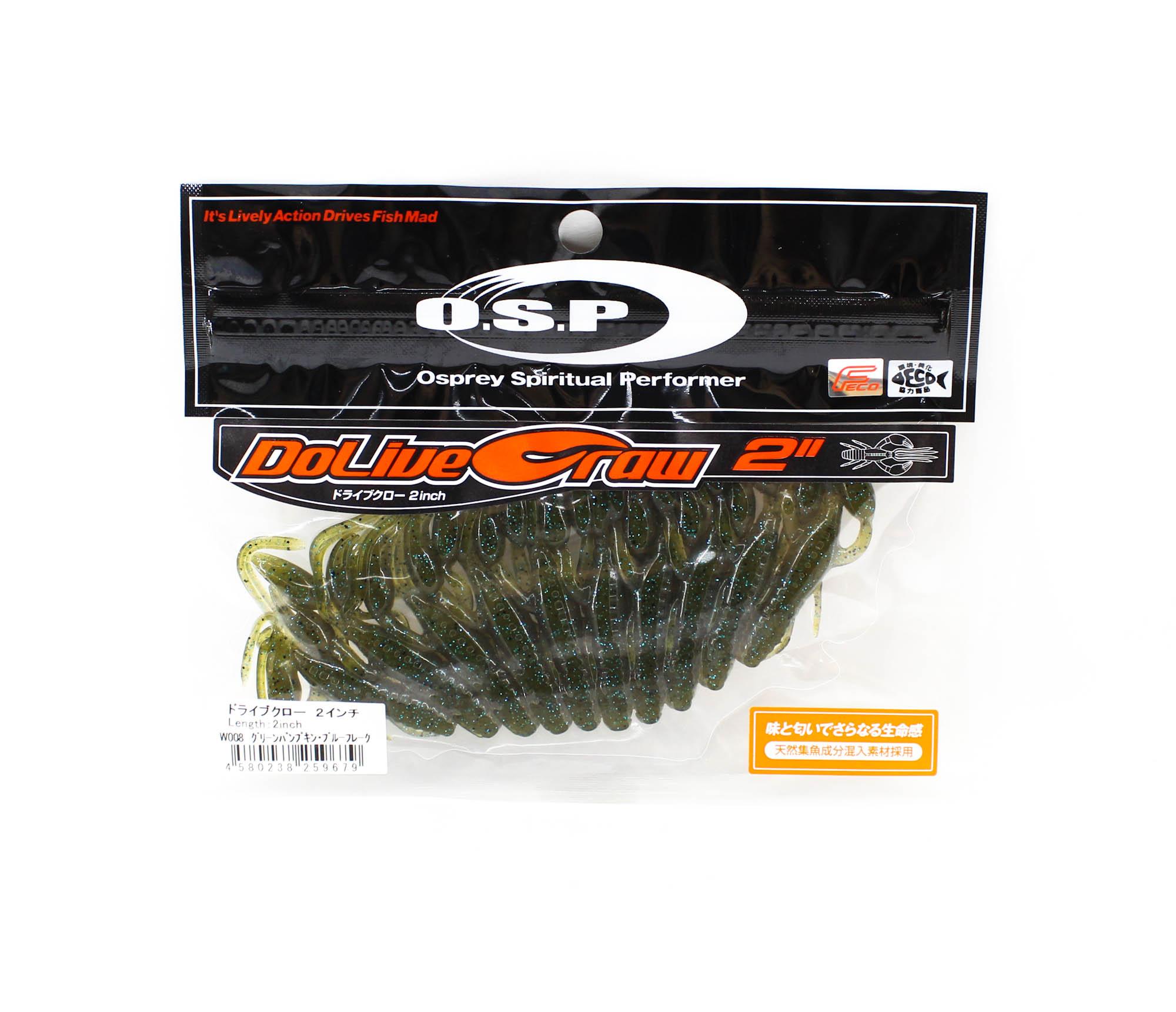 

Мягкая приманка OSP Dolive Craw 2 дюйма W-008 (9679)