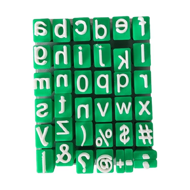 Educational Letter Stamper for Kids Art Craft Lowercase/Uppercase Plastic Stamper for Scrapbooking Journal