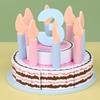 Wooden Simulation Double-layer Birthday Cake, A Family Kitchen Cutting Toy, Can Be Used As A Decoration or As A Gift