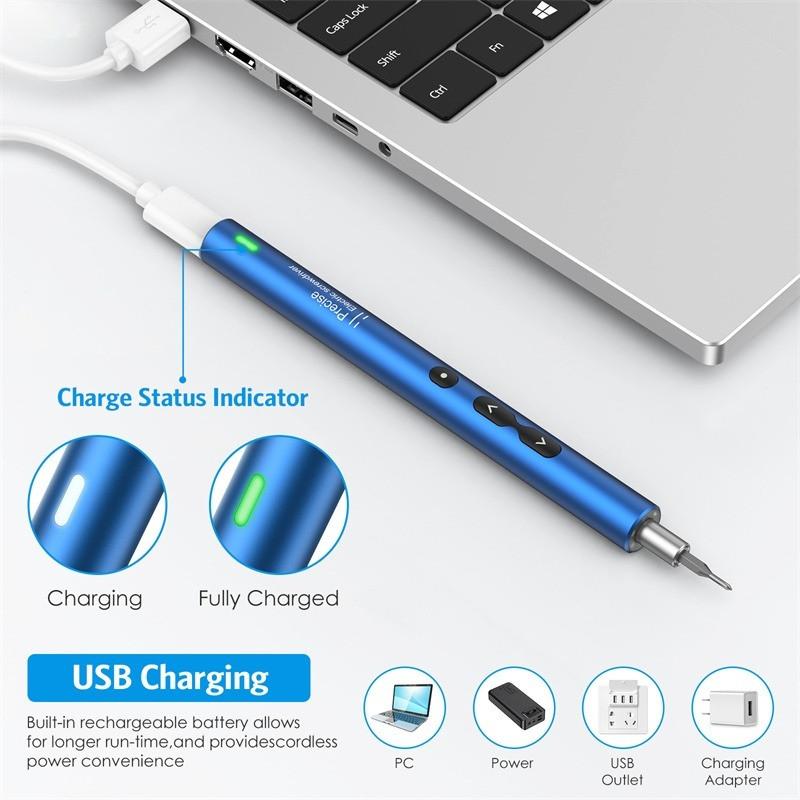 28 in 1 Rechargeable Repair Tool Kits Portable Electric Screwdriver Set Electronics Devices Maintenance Screw Driver Set
