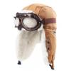 Unisex Winter Canvas Aviator Hat With Ear Flaps Warm Windproof Skiing Cap Foldable Adjustable Retro Style