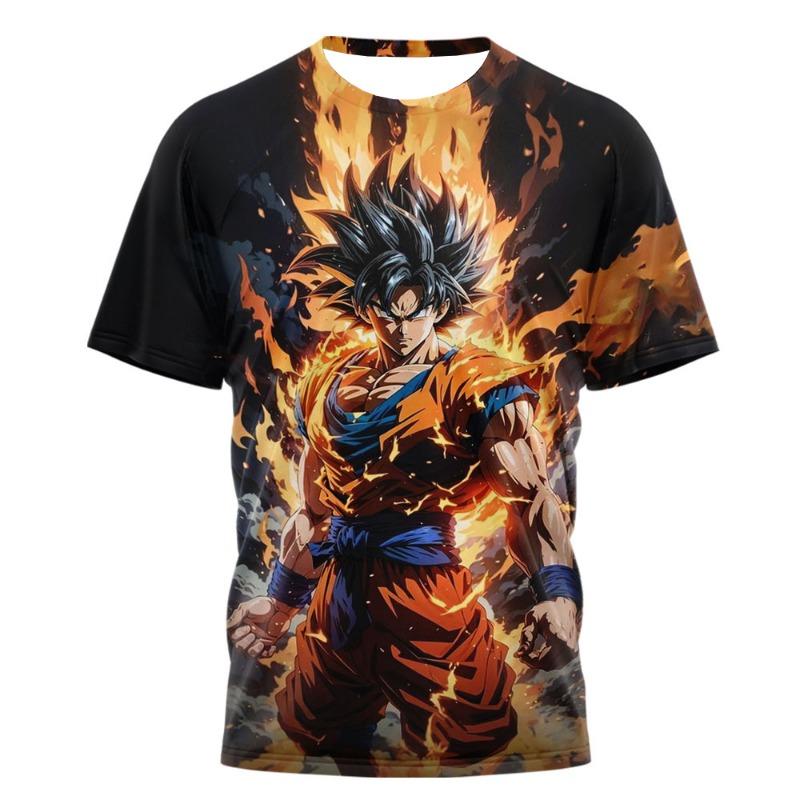 New Dragon Ball Anime Vegeta Manga Panel 3D Print T-shirt Unisex