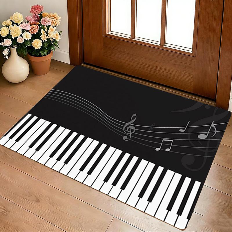 Music Keys Living Room Nonslip Area Rug Soft Carpet For Bedroom Game Playroom Sofa Office Home Decor Doormat Christmas Gift C9302498